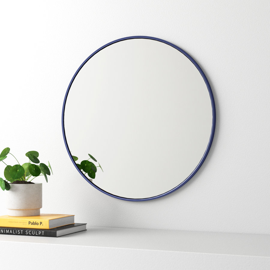 Sabine Metal Round Wall Mirror